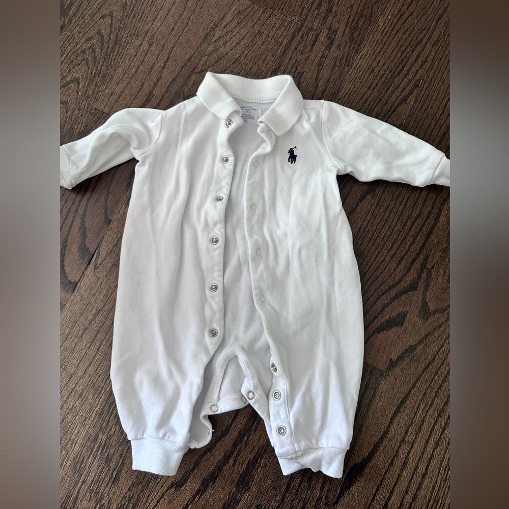 Baby boy polo Ralph Lauren onesie 3M